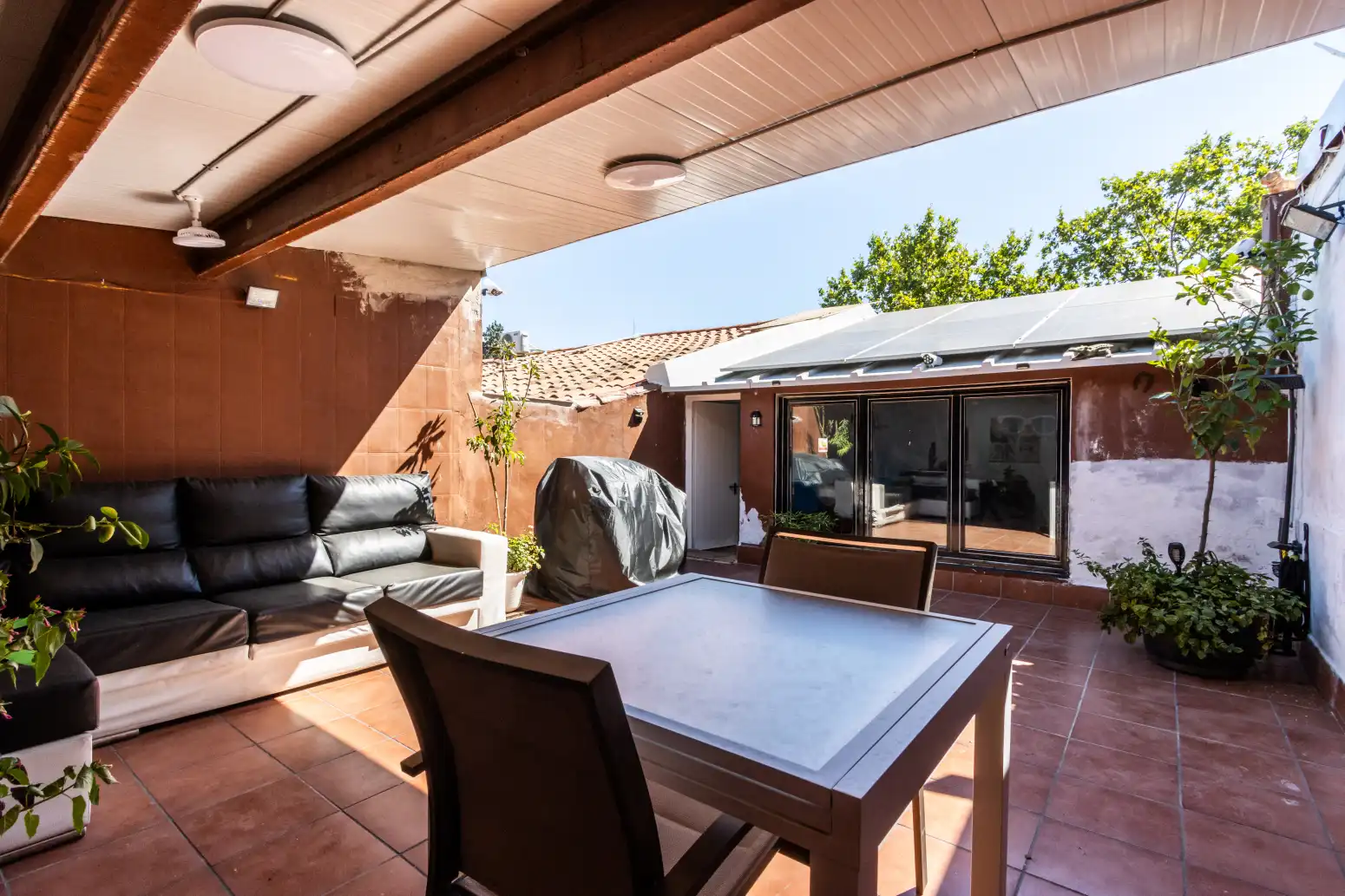 Terrace of Flat for sale in Terrassa  with Parquet flooring, Terrace and Balcony