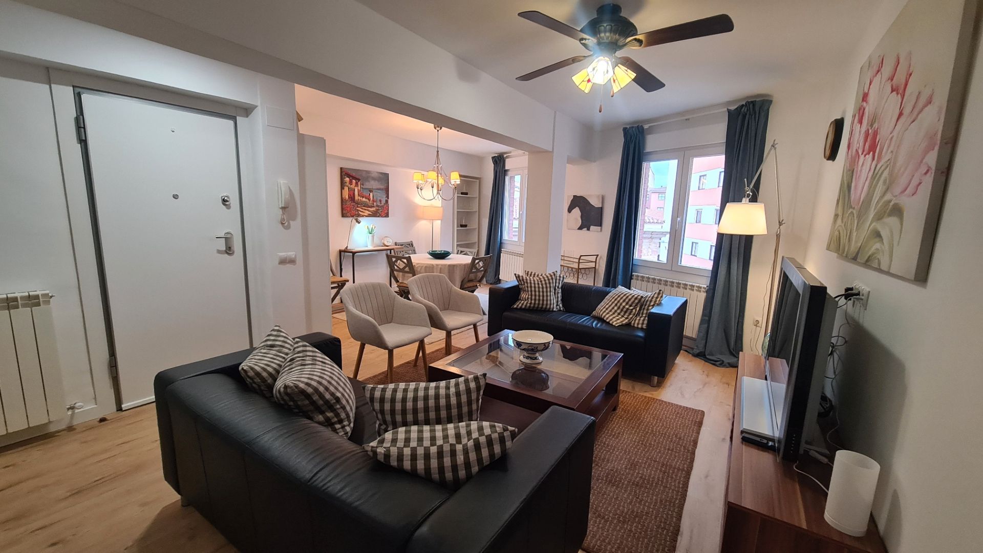 Sala de estar de Piso en venta en Zamora Capital  con Calefacción, Terraza y Amueblado