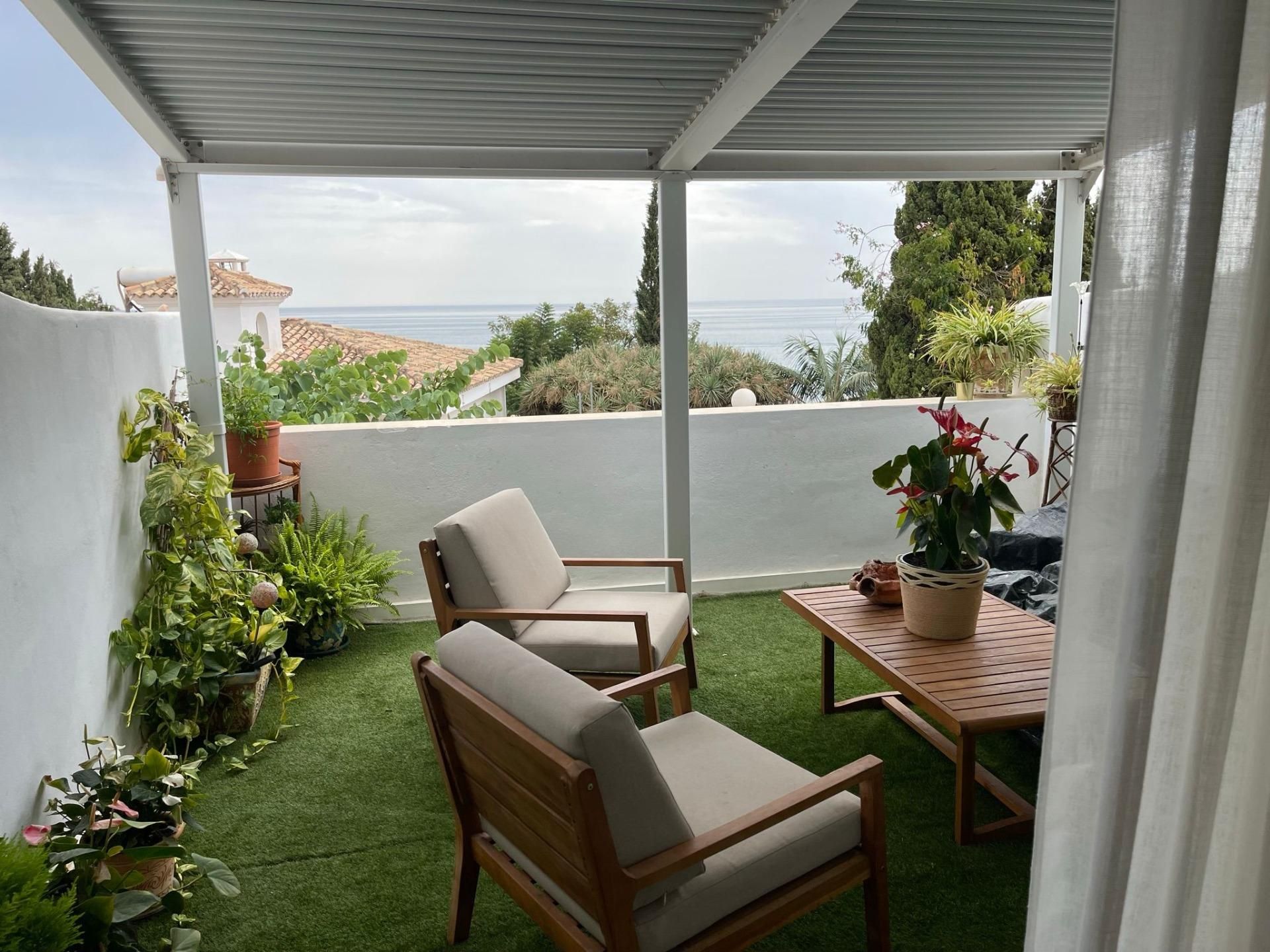 Terraza de Casa o chalet en venta en Benalmádena con Aire acondicionado, Jardín privado y Parquet