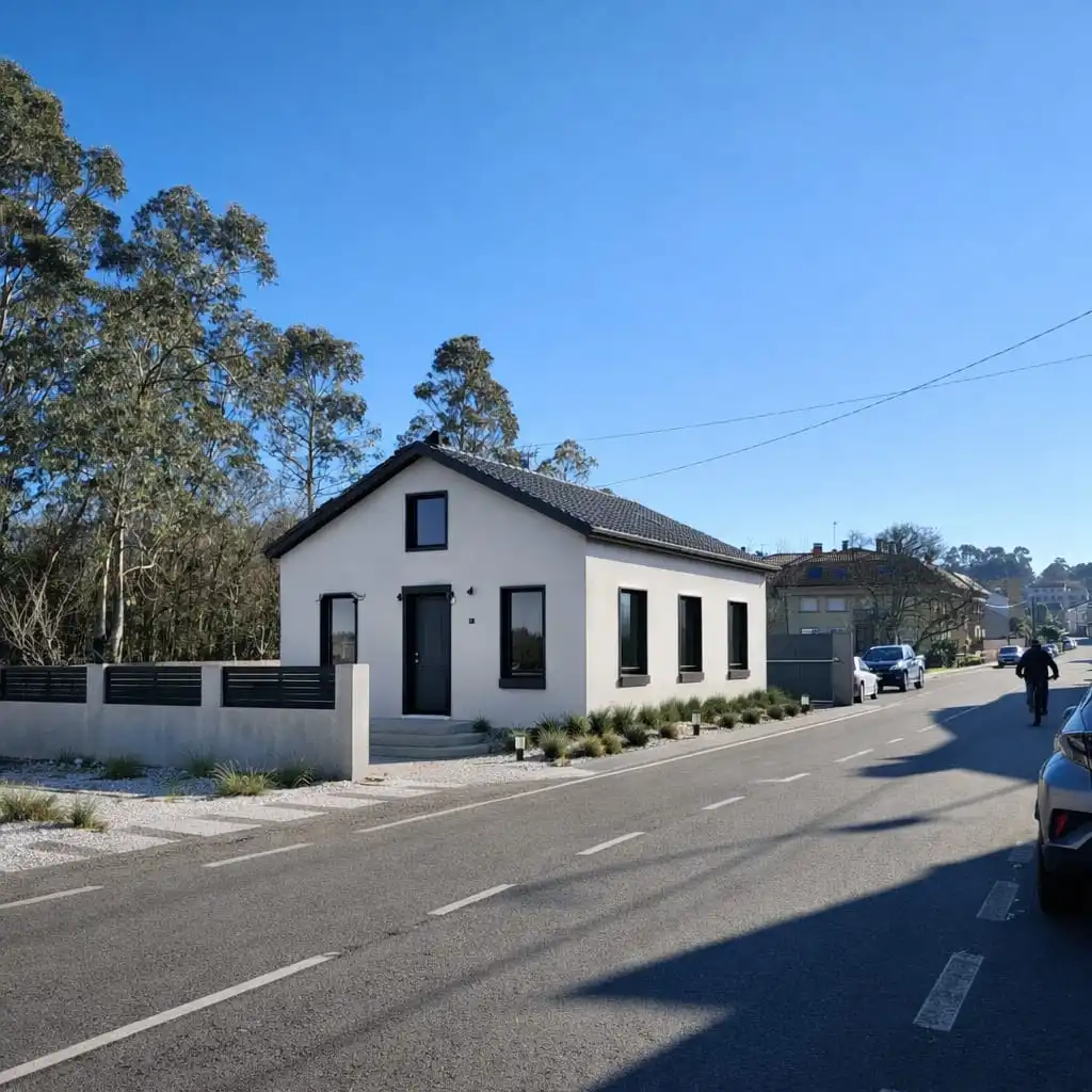 Exterior view of Houses for sale in Boiro  with Private garden, Terrace and Storage room