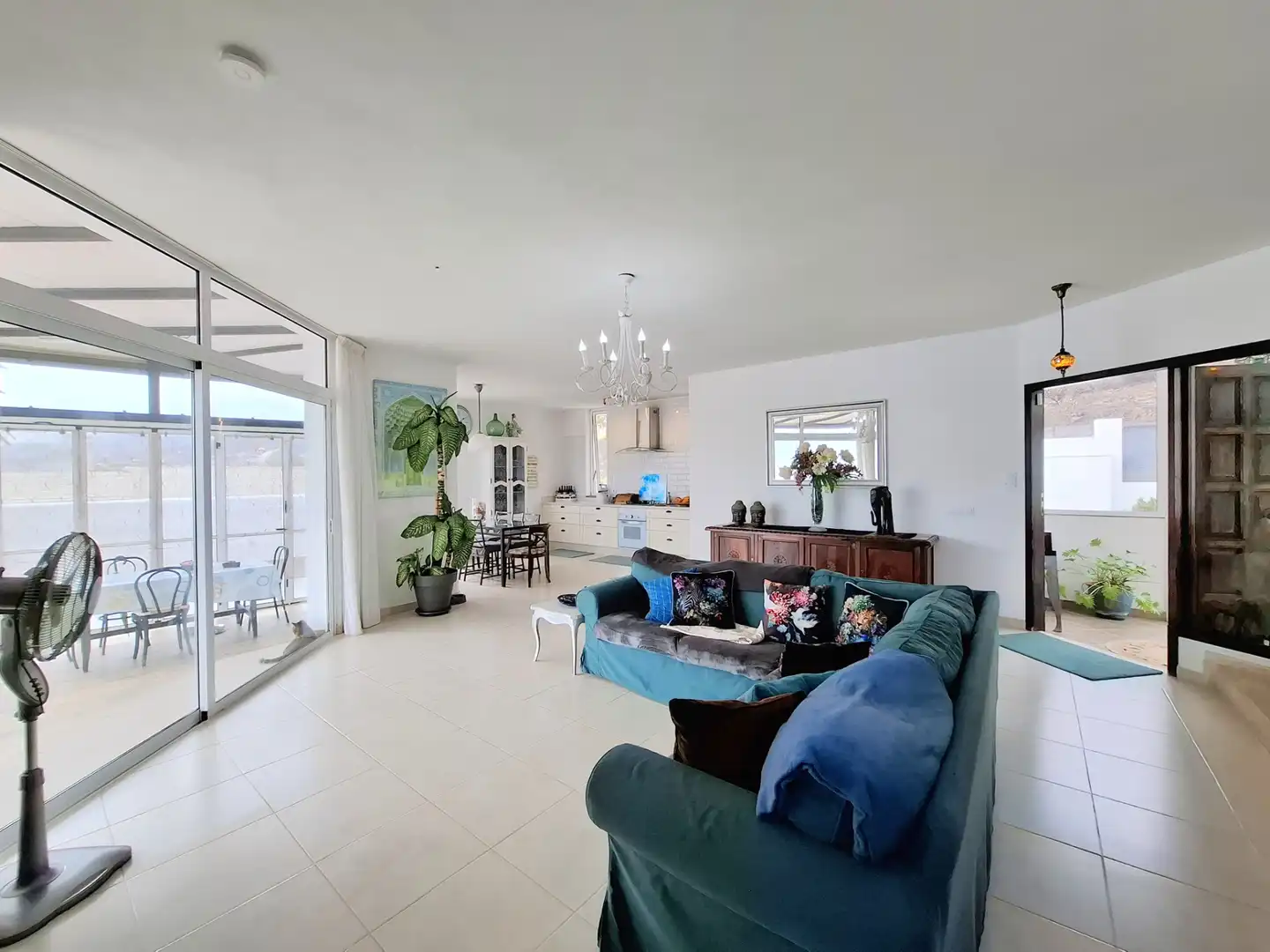 Sala de estar de Casa o chalet en venta en El Rosario con Jardín privado, Terraza y Trastero