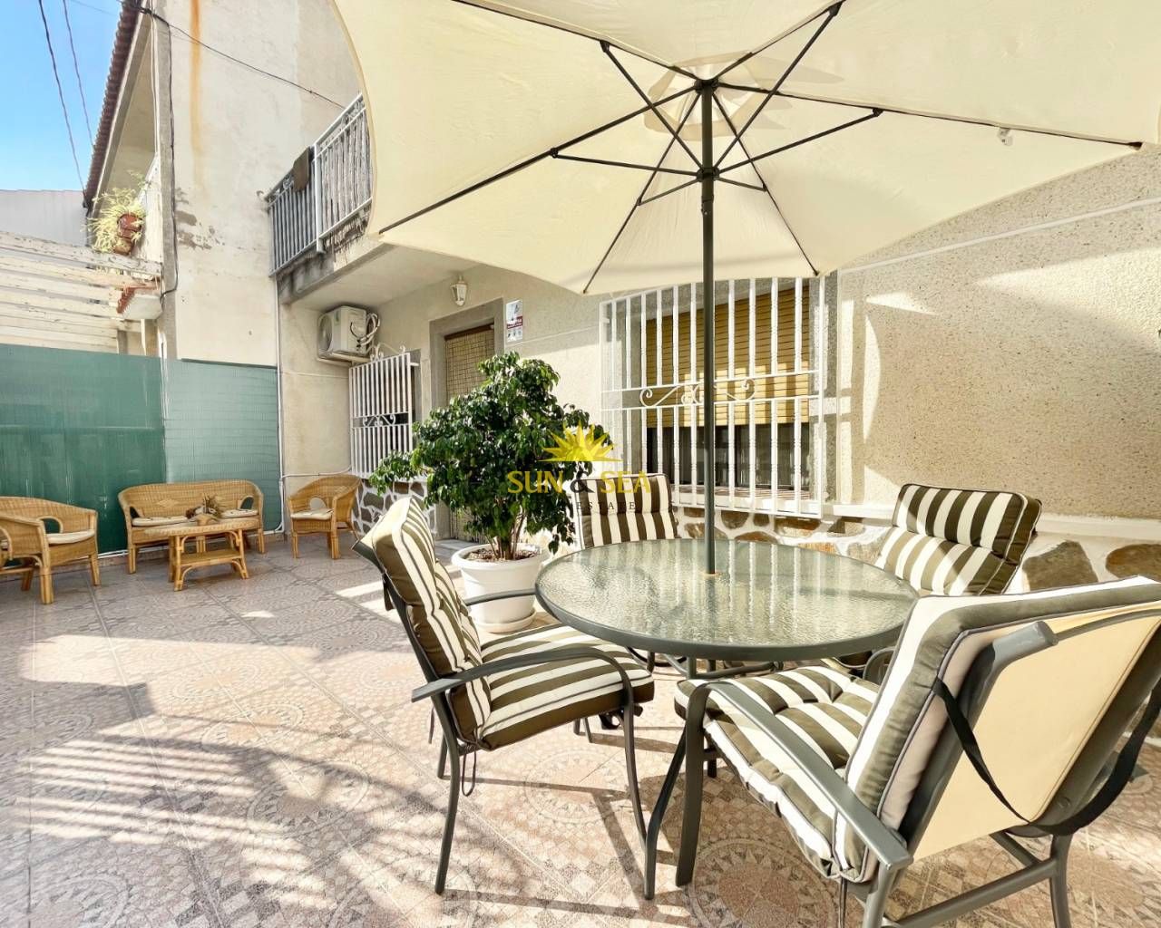 Terrassa de Casa o xalet en venda en San Pedro del Pinatar amb Aire condicionat, Calefacció i Terrassa