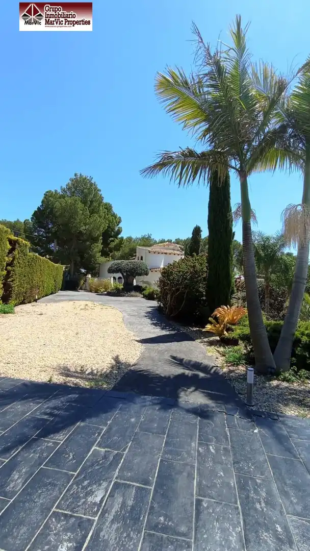 Vista exterior de Casa o chalet en venta en Altea con Aire acondicionado, Jardín privado y Terraza