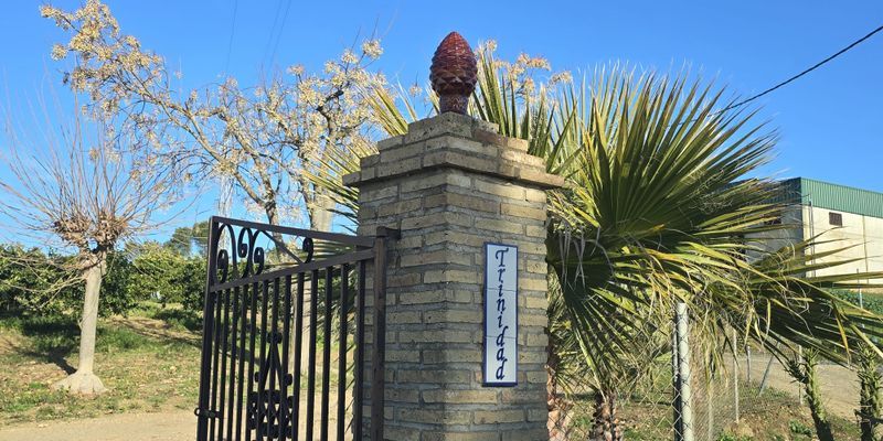 Exterior view of Country house for sale in Sanlúcar la Mayor  with Air Conditioner, Private garden and Terrace