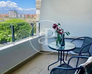 Terrace of Flat to rent in  Valencia Capital  with Air Conditioner, Heating and Private garden