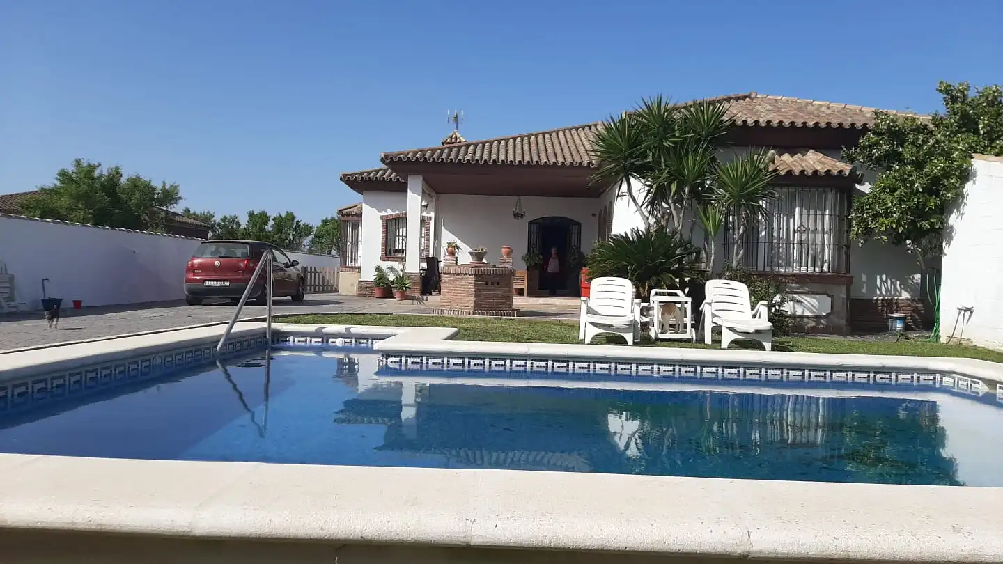 Swimming pool of Houses for rent in Chiclana de la Frontera  with Private garden, Terrace and Swimming Pool