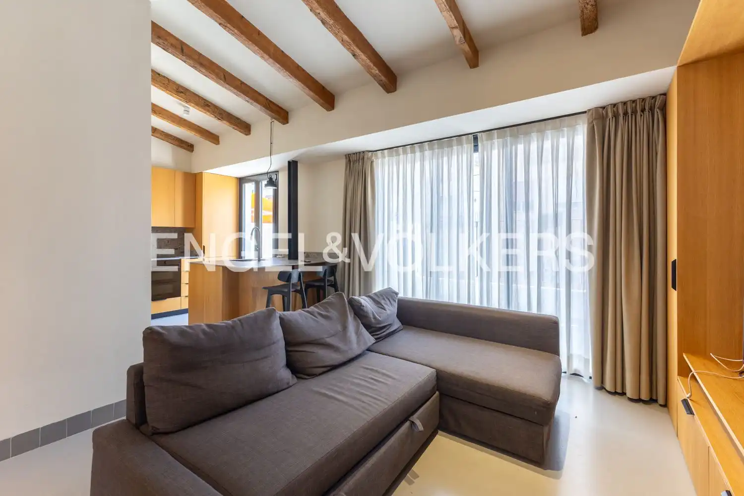 Sala de estar de Piso de alquiler en Valencia con Aire acondicionado, Calefacción y Terraza