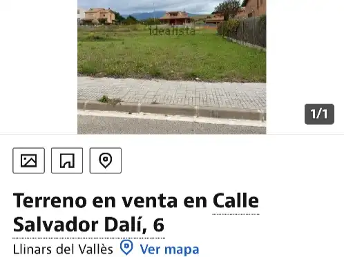 Terreny residencial en venda a Salvado Dali 6