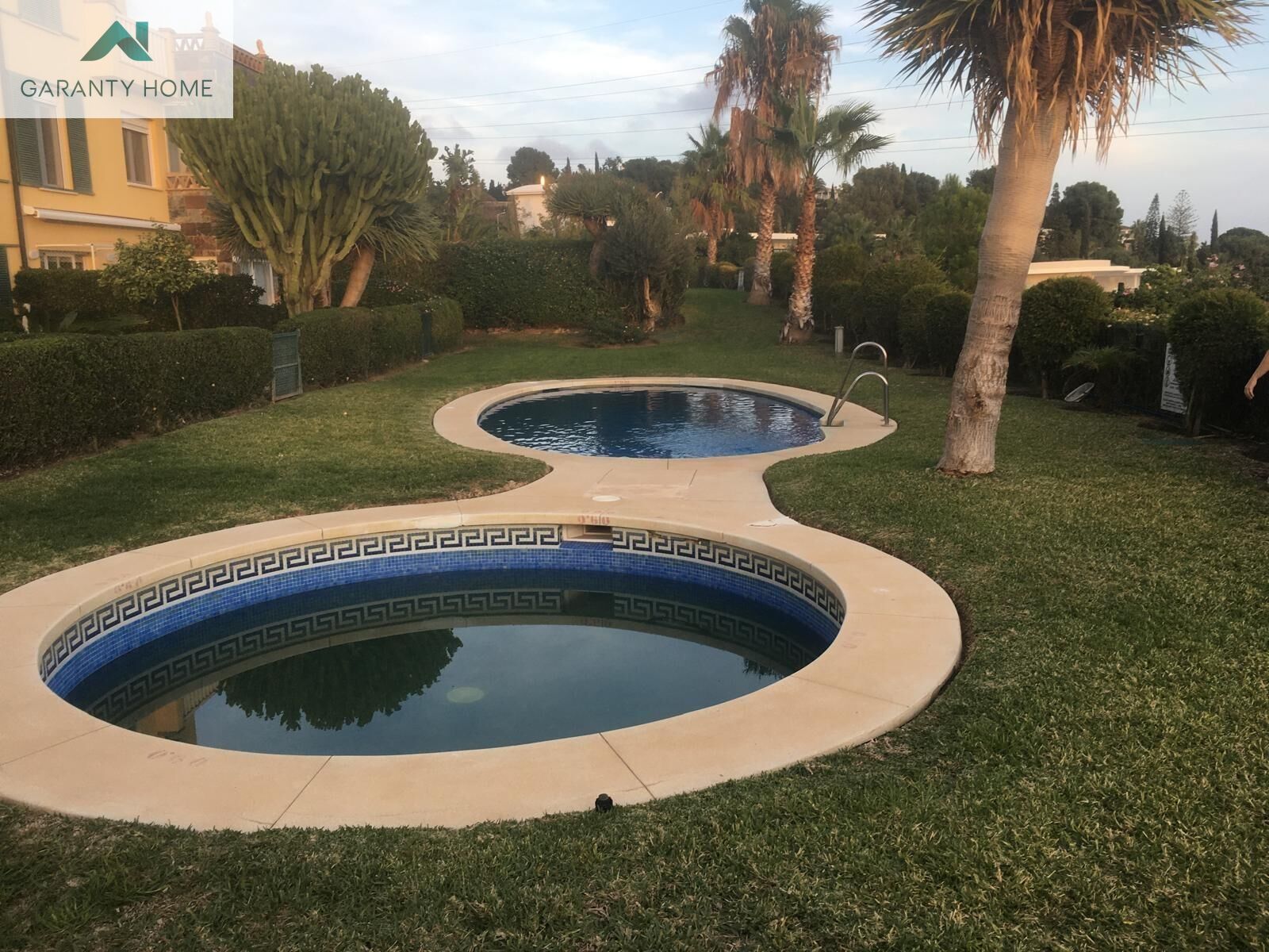 Swimming pool of Single-family semi-detached to rent in Benalmádena  with Air Conditioner, Private garden and Terrace