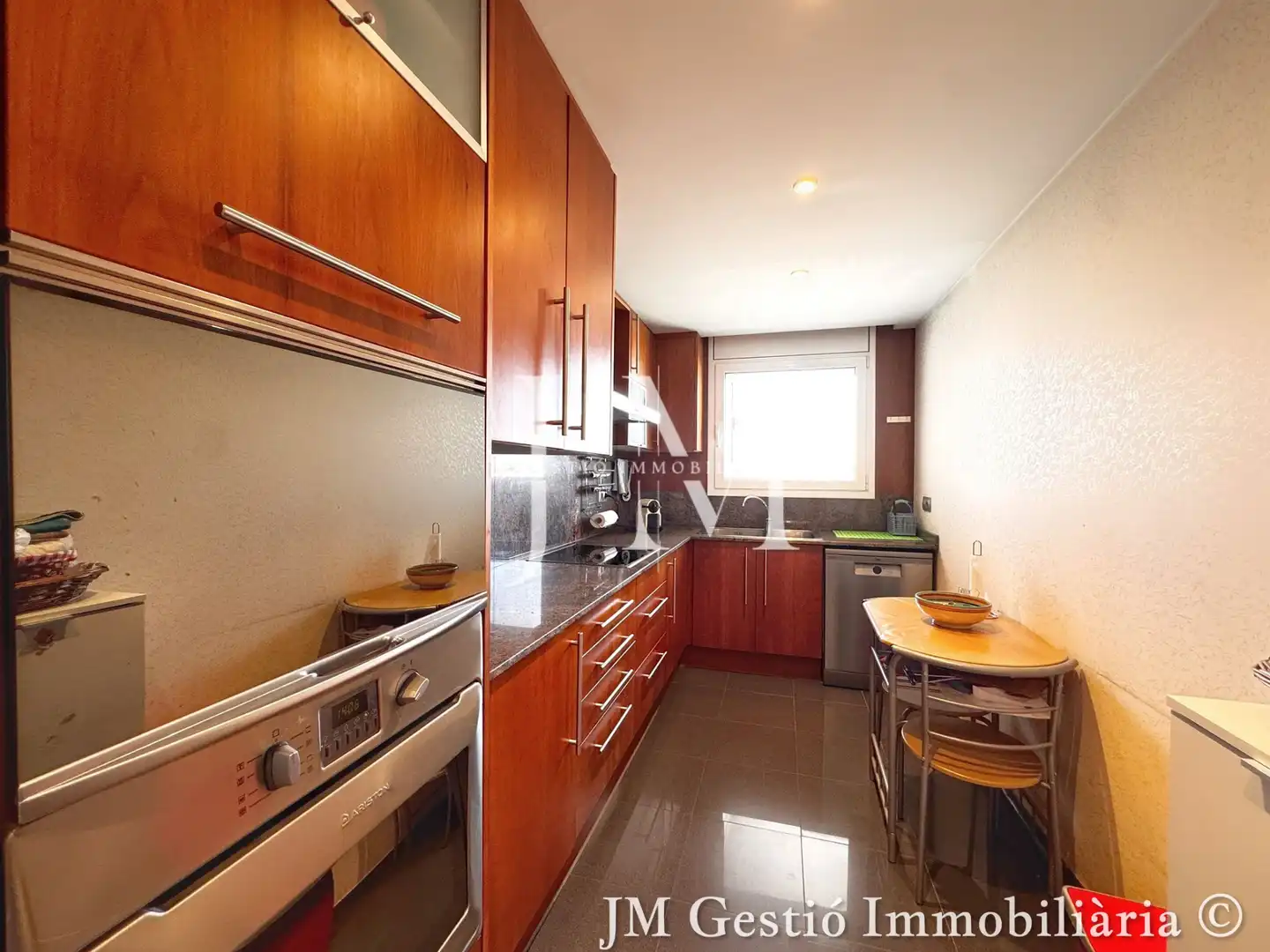 Küche von Wohnung zum Verkauf in Terrassa mit Klimaanlage, Heizung und Parkett