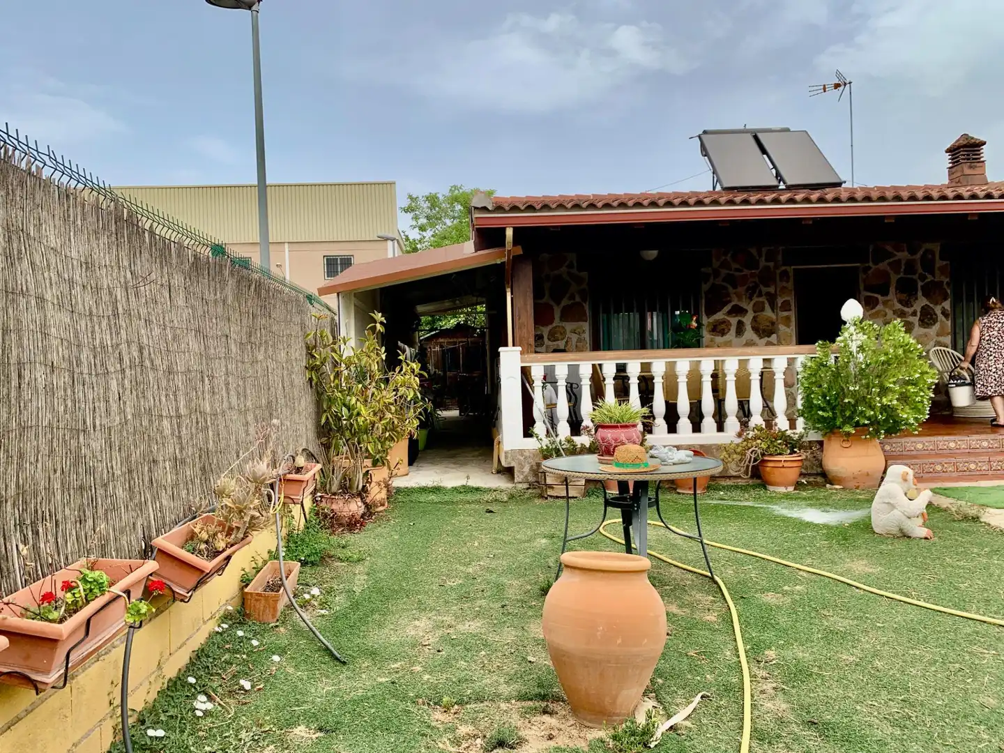 Terraza de Casa o chalet en venta en Lora del Río con Aire acondicionado, Calefacción y Jardín privado