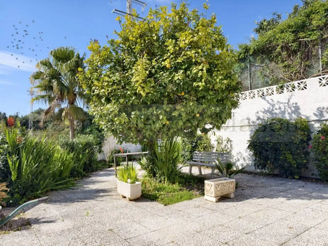 Garden of Houses for sale in Benalmádena  with Air Conditioner, Terrace and Swimming Pool