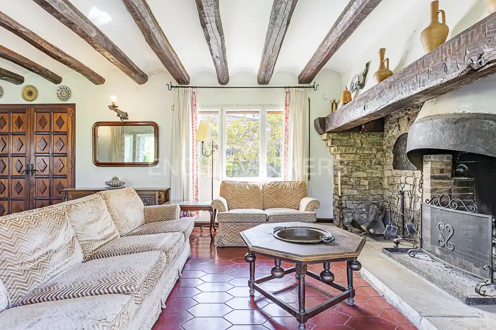 Living room of Country homes for sale in Aiguamúrcia  with Heating, Private garden and Balcony