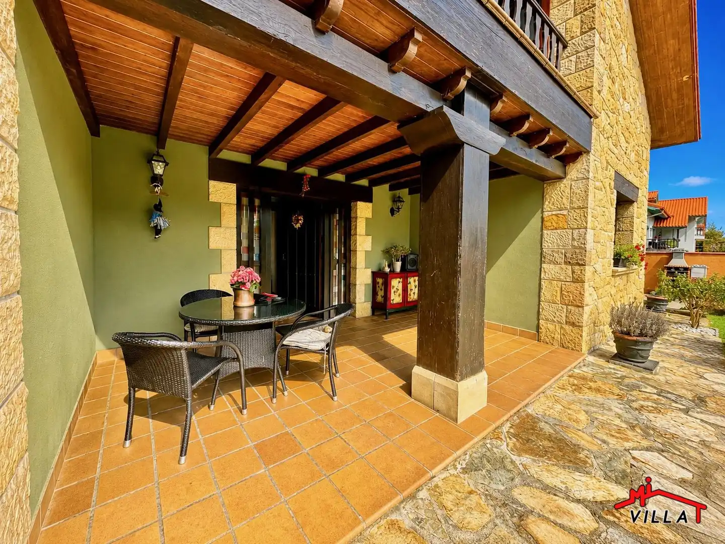 Terraza de Casa o chalet en venta en Bárcena de Cicero con Calefacción, Terraza y Amueblado