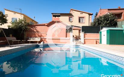 Vista exterior de Casa o xalet en venda en Piera amb Aire condicionat i Piscina