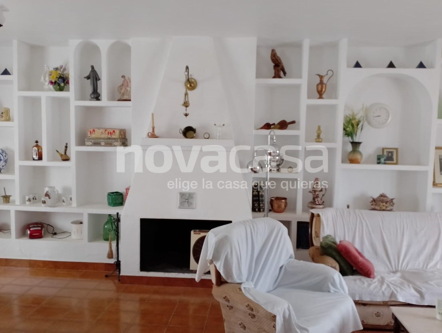 Living room of Country house for sale in Alcadozo  with Parquet flooring, Storage room and Swimming Pool