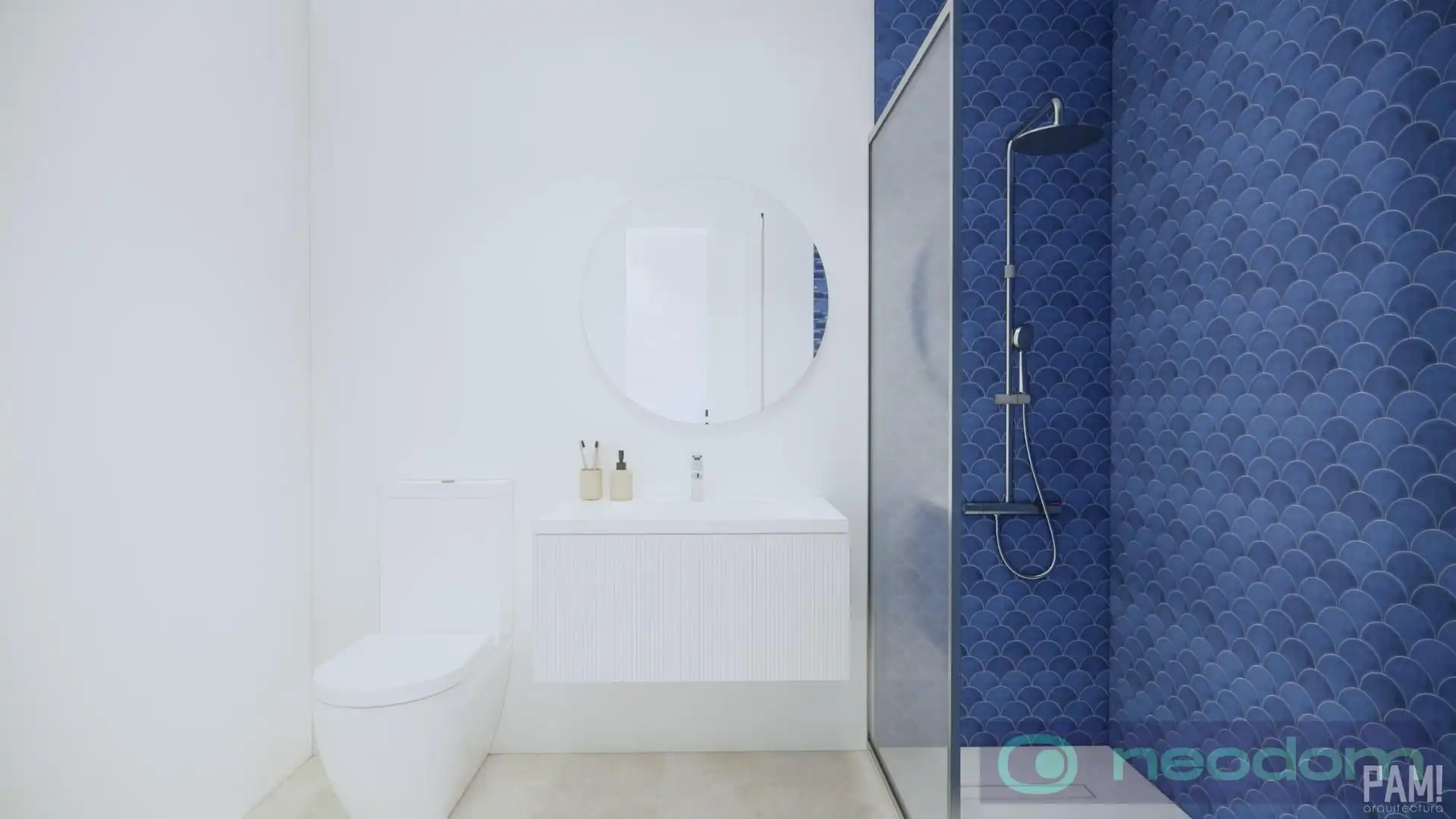 Bathroom of Flat for sale in Pilar de la Horadada  with Air Conditioner, Terrace and Swimming Pool