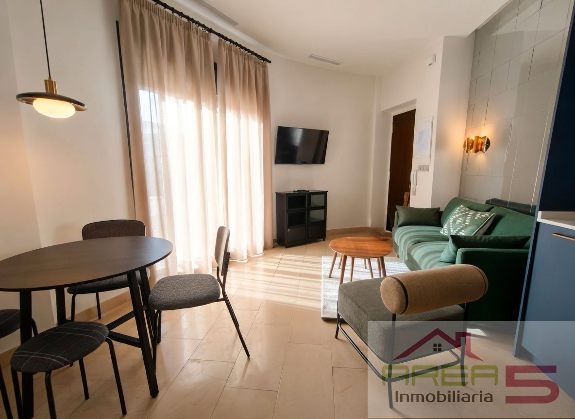 Sala de estar de Apartamento de alquiler en Mérida con Aire acondicionado, Calefacción y Amueblado