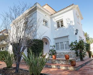 Exterior view of House or chalet for sale in Sitges  with Air Conditioner, Heating and Private garden