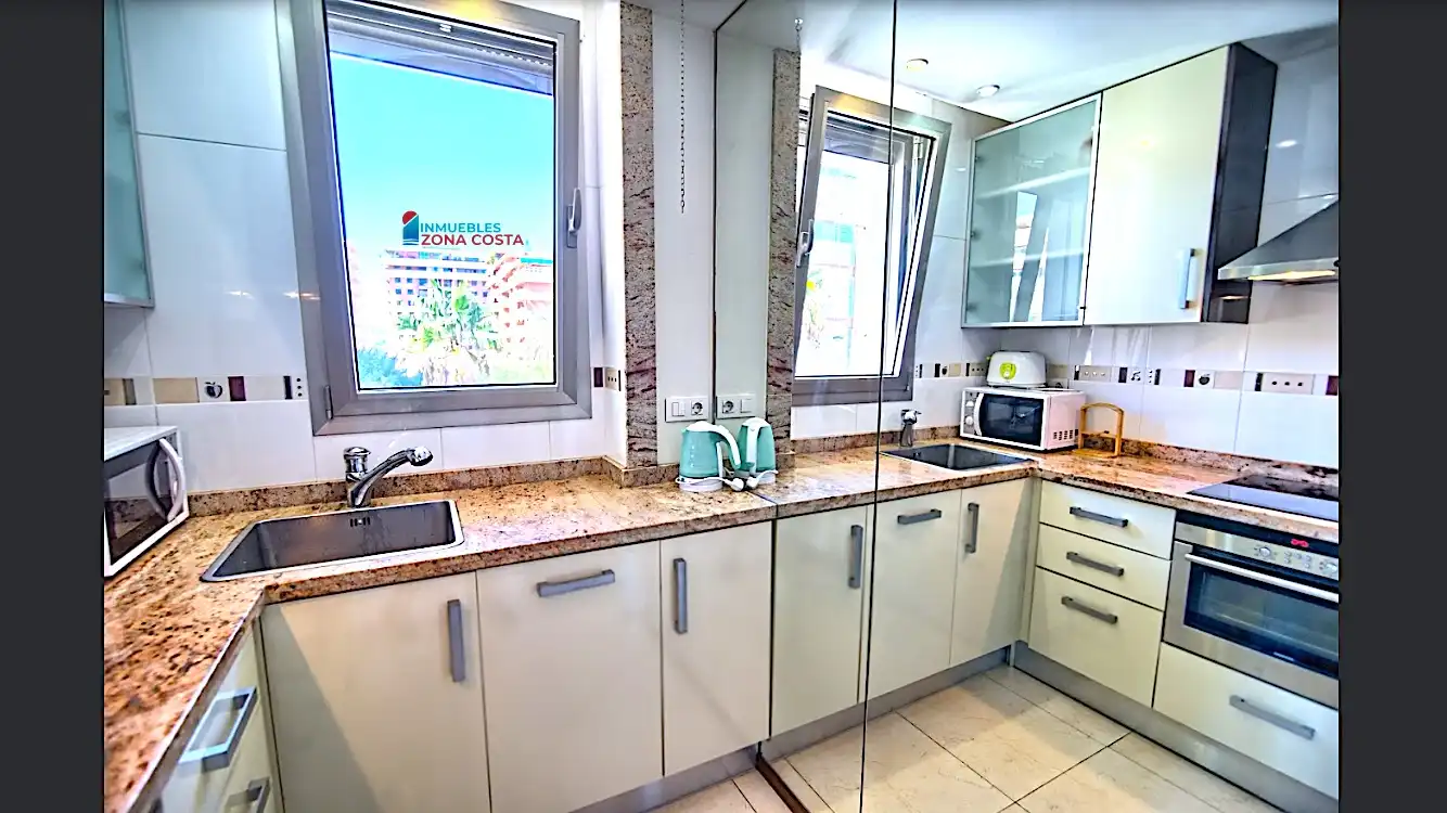 Cocina de Apartamento en venta en Alboraya con Aire acondicionado, Calefacción y Terraza