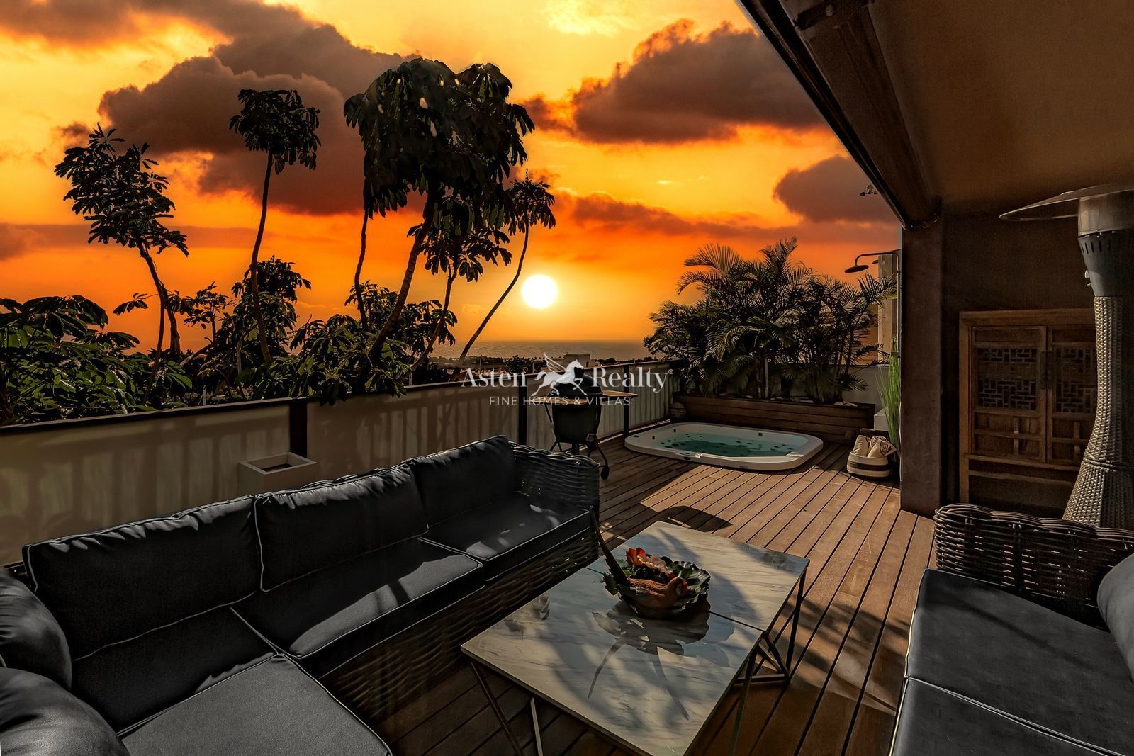 Terrace of Duplex for sale in Adeje  with Air Conditioner, Terrace and Swimming Pool