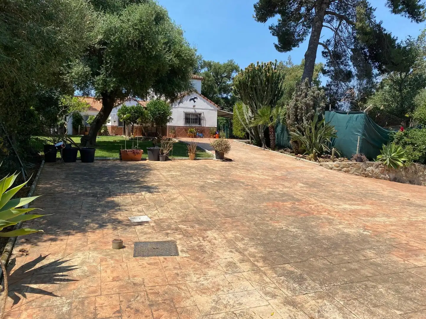 Vista exterior de Casa o xalet en venda en Los Barrios amb Jardí privat, Terrassa i Traster