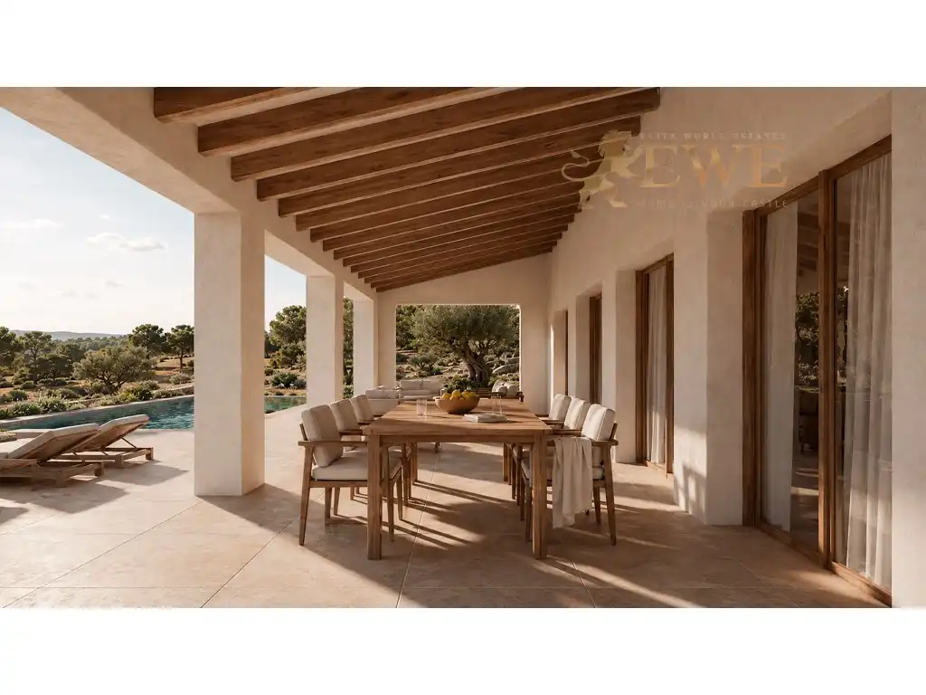 Terrassa de Casa o xalet en venda en La Fustera  