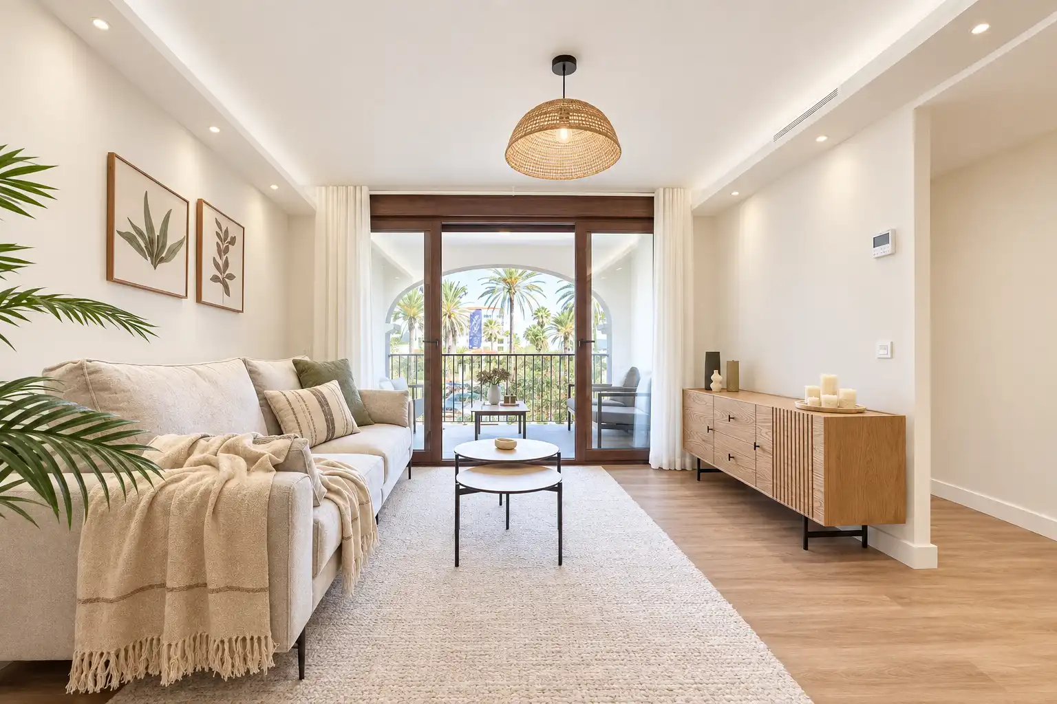 Sala d'estar de Apartament en venda en Puerto de la Duquesa