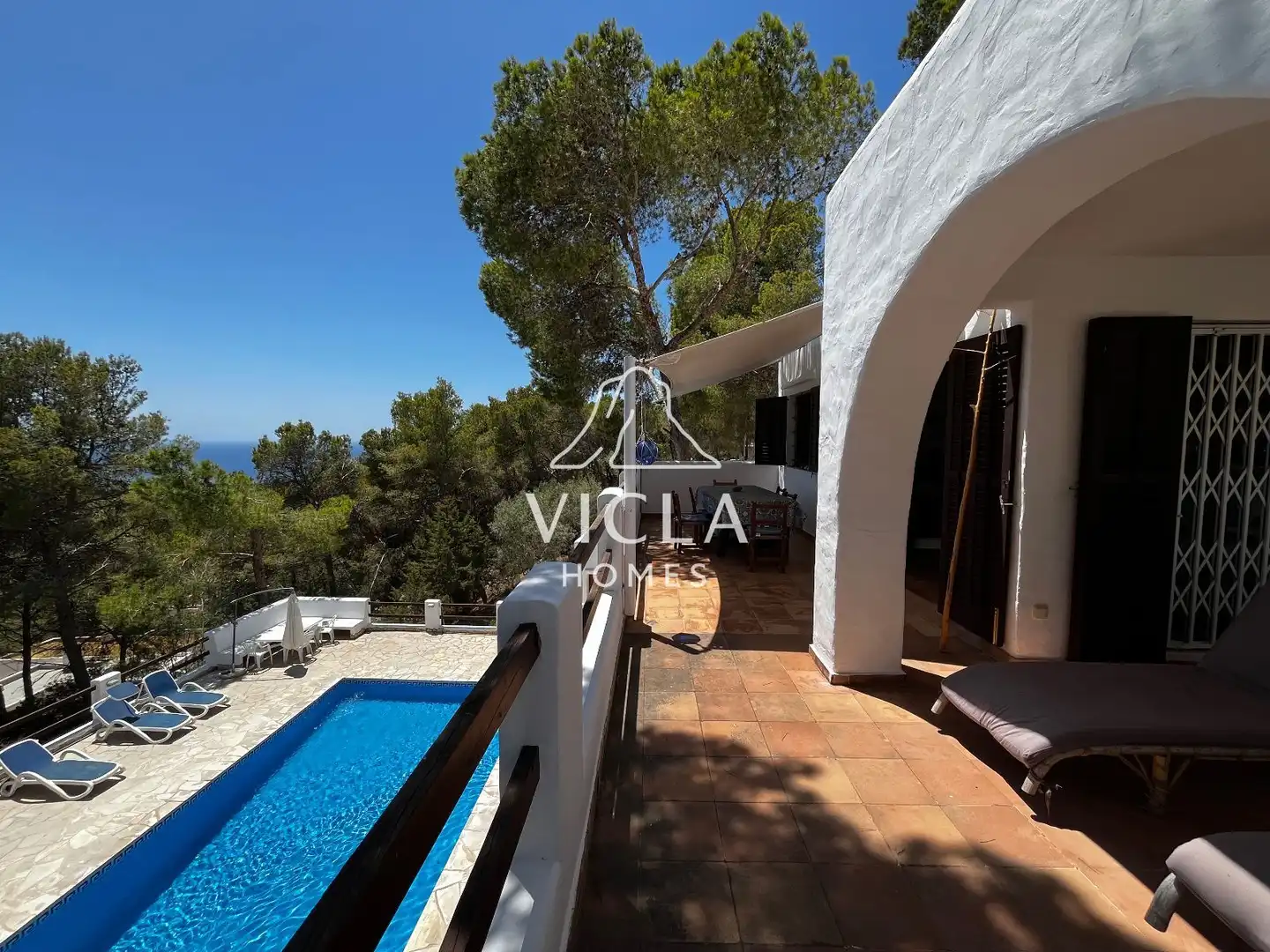 Vista exterior de Casa o chalet de alquiler en Sant Josep de sa Talaia con Aire acondicionado, Calefacción y Terraza