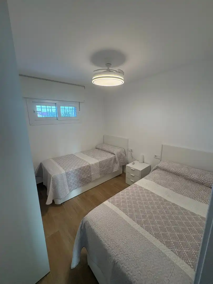 Bedroom of Apartments for rent in Málaga  with Air Conditioner, Heating and Furnished