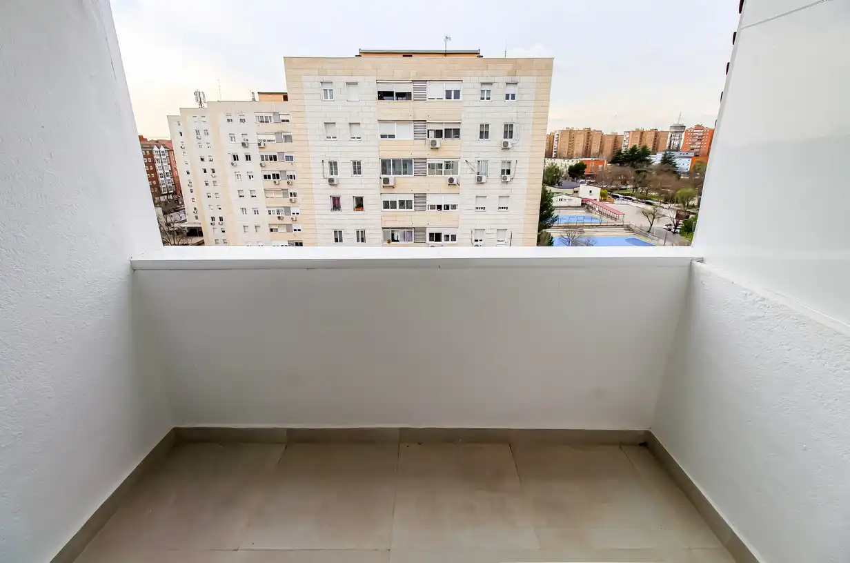Balcony of Flat for sale in Madrid  with Air Conditioner, Heating and Terrace