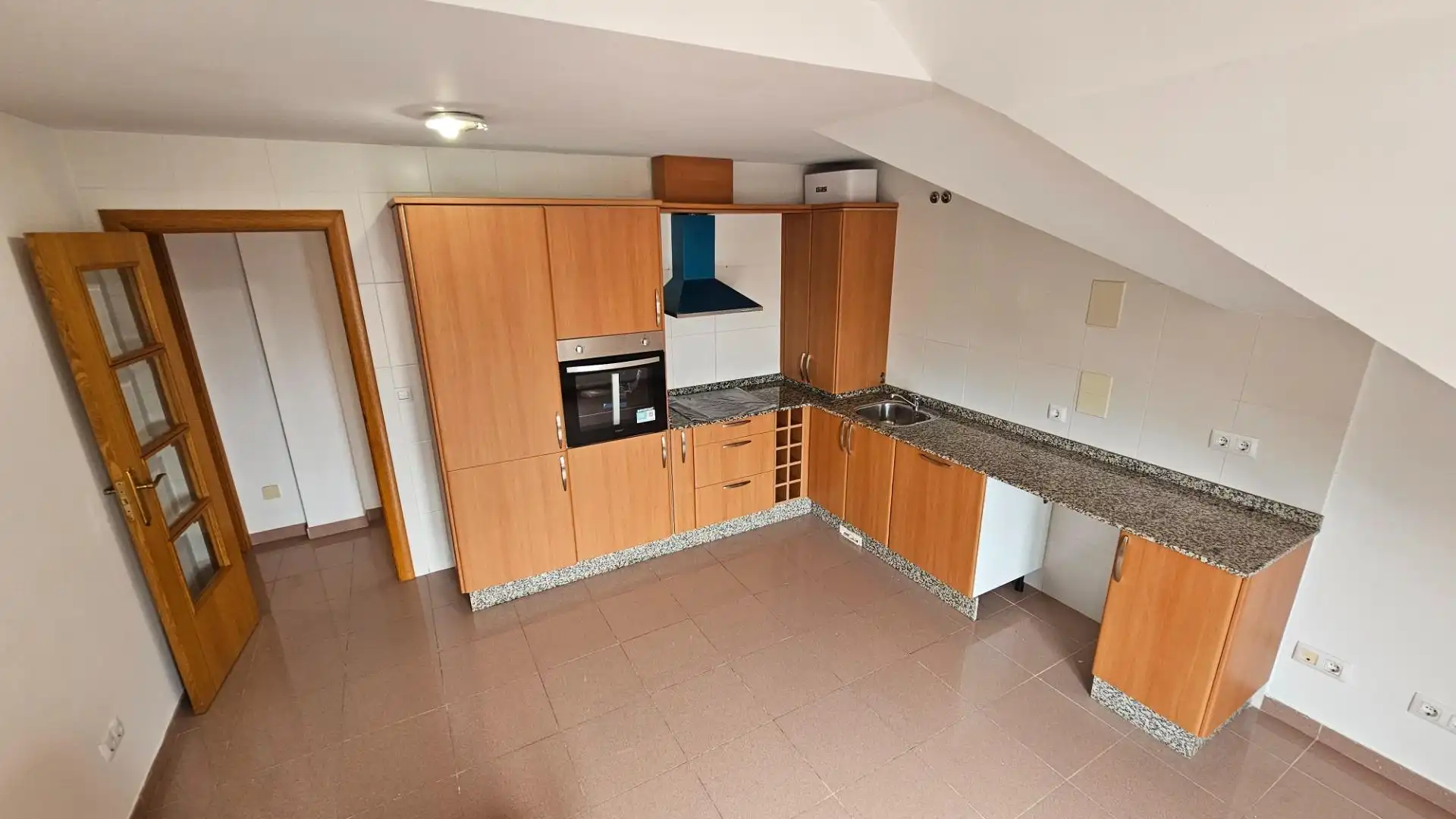 Cocina de Ático en venta en Ares con Jardín privado, Terraza y Piscina comunitaria