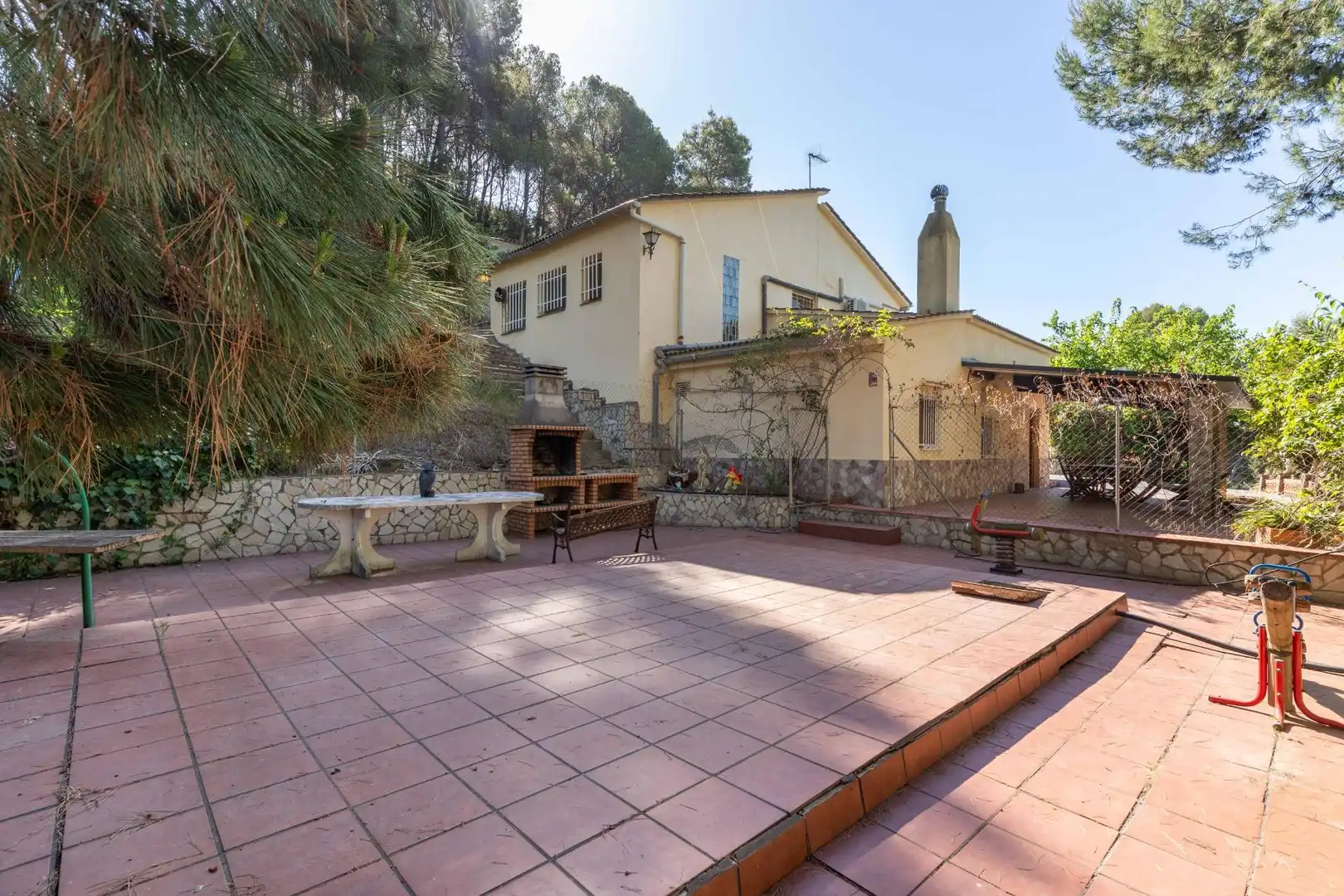 Jardí de Casa o xalet en venda en Rubí amb Aire condicionat, Jardí privat i Terrassa