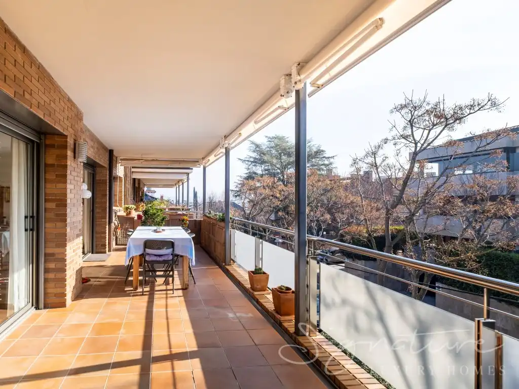 Terrace of Attic for sale in Sant Cugat del Vallès  with Air Conditioner, Terrace and Swimming Pool