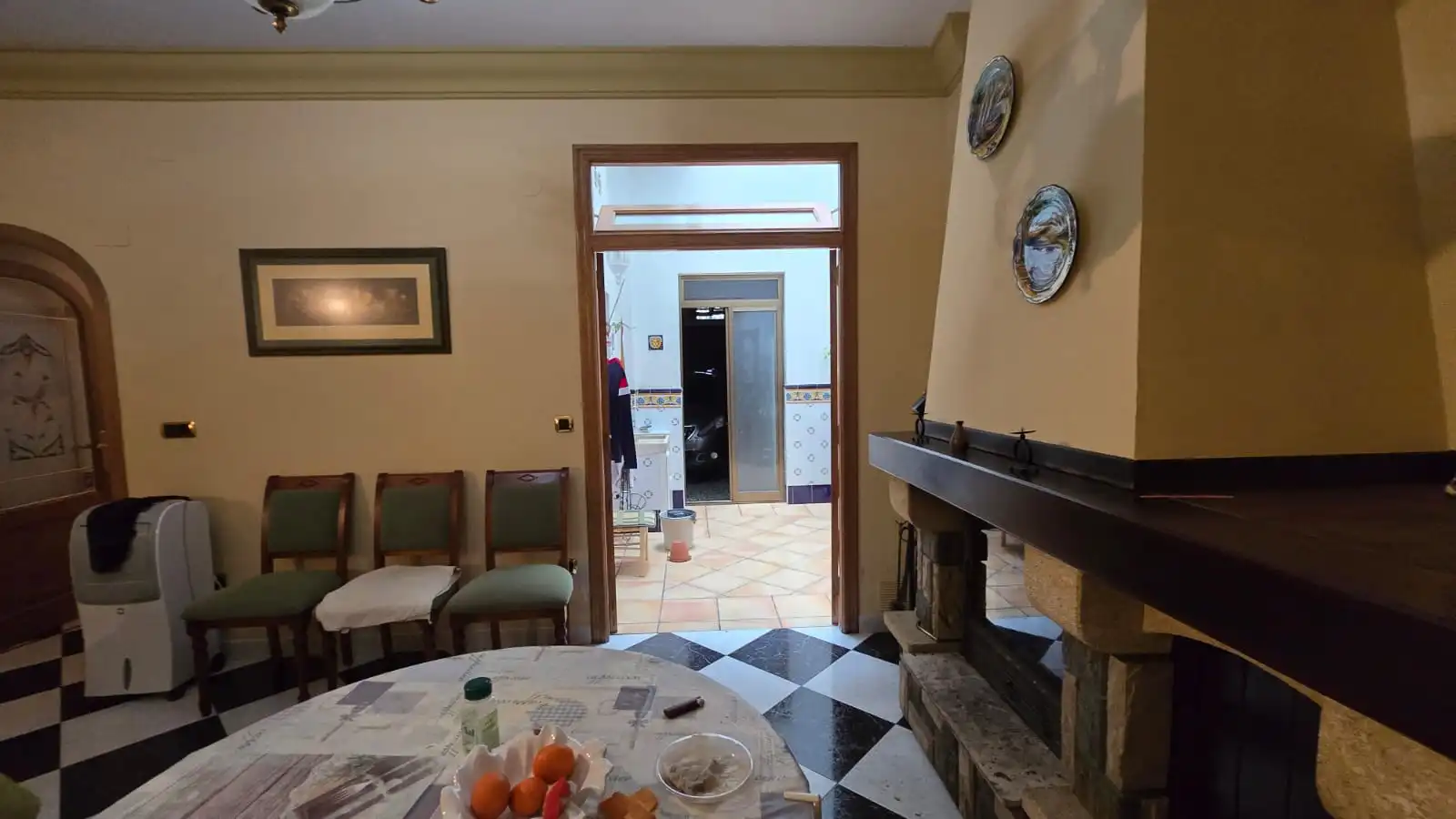 Menjador de Casa adosada en venda en Oliva amb Terrassa i Moblat