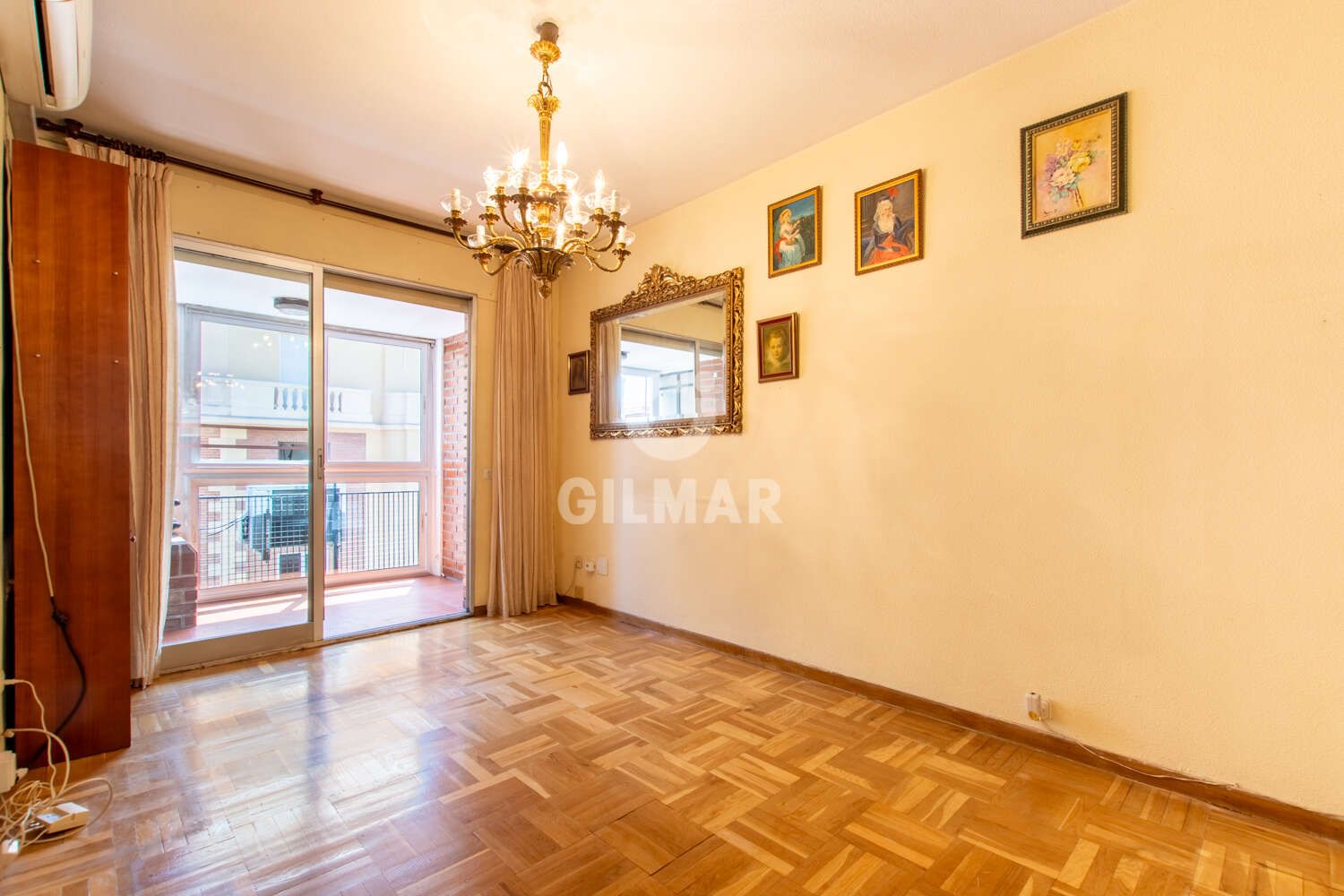Bedroom of Flat for sale in  Madrid Capital  with Heating and Balcony