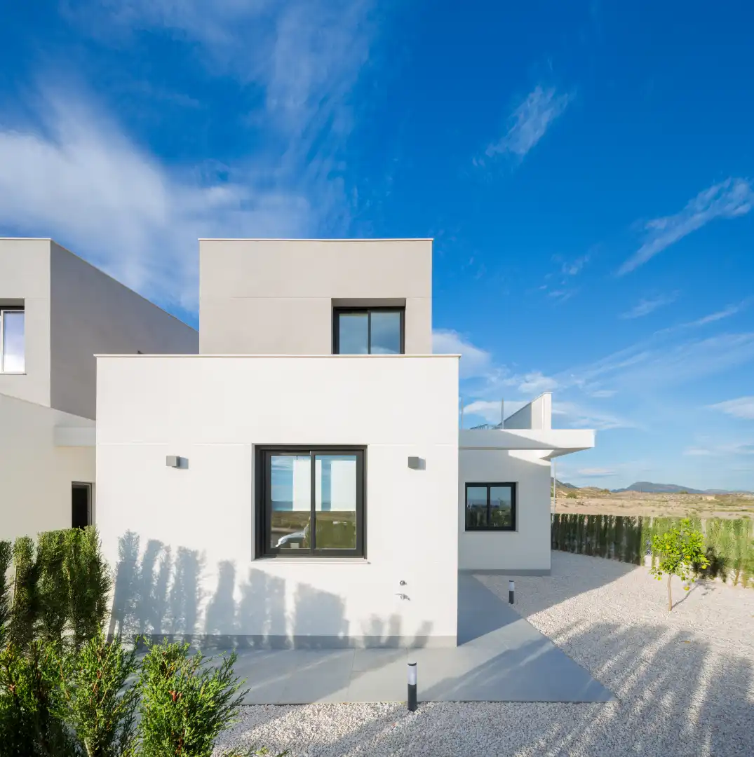 Vista exterior de Casa adosada en venta en Murcia con Aire acondicionado, Jardín privado y Terraza