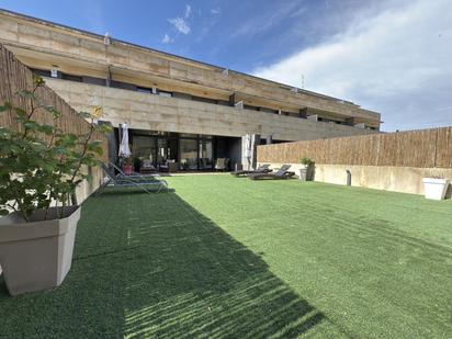 Terrassa de Casa adosada en venda en Vitoria - Gasteiz amb Calefacció, Jardí privat i Terrassa