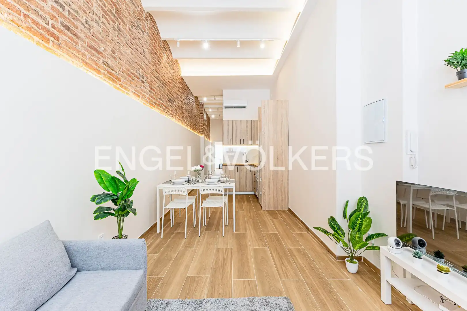 Sala d'estar de Apartament en venda en Barcelona amb Aire condicionat i Calefacció