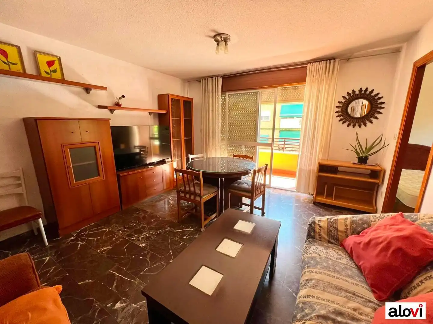 Living room of Flat for rent in Granada  with Furnished