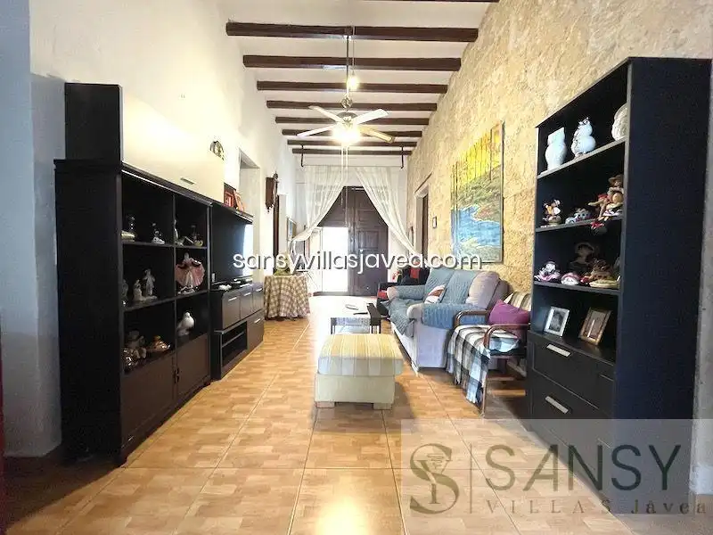 Sala d'estar de Casa o xalet en venda en Jávea / Xàbia amb Aire condicionat i Traster