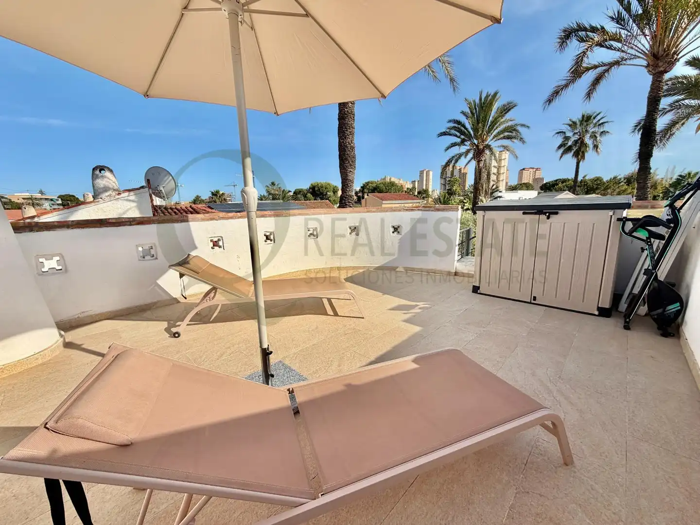 Terrace of Houses for sale in El Campello  with Air Conditioner, Heating and Private garden