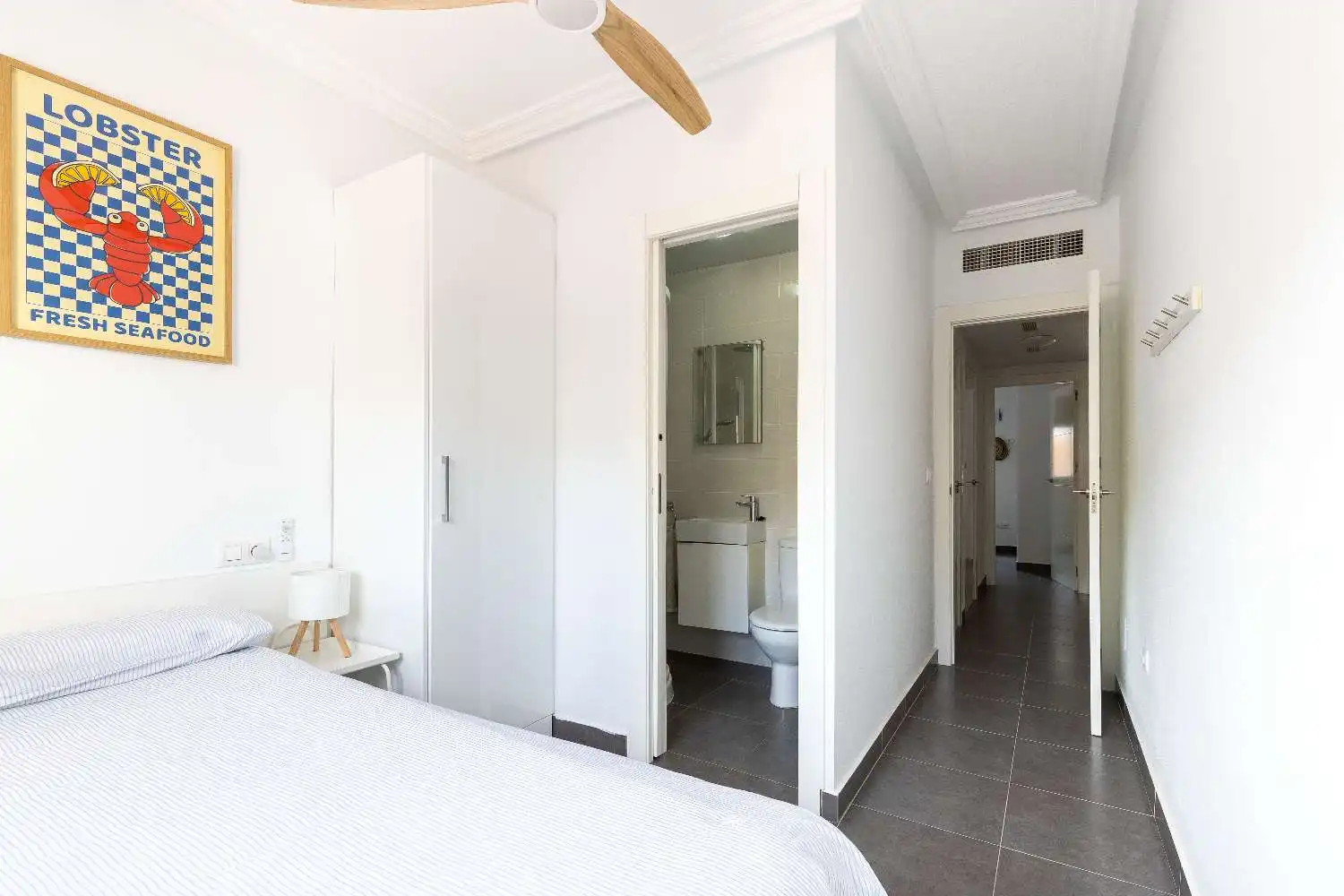 Bedroom of Apartments for rent in Vera  with Air Conditioner, Heating and Terrace