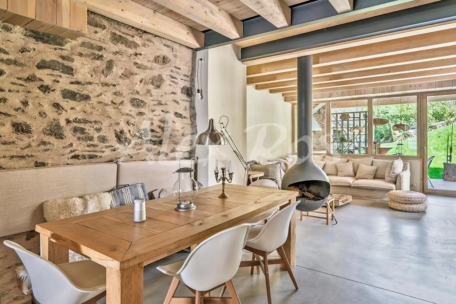 Sala de estar de Casa o chalet en venta en Ger con Calefacción y Jardín privado