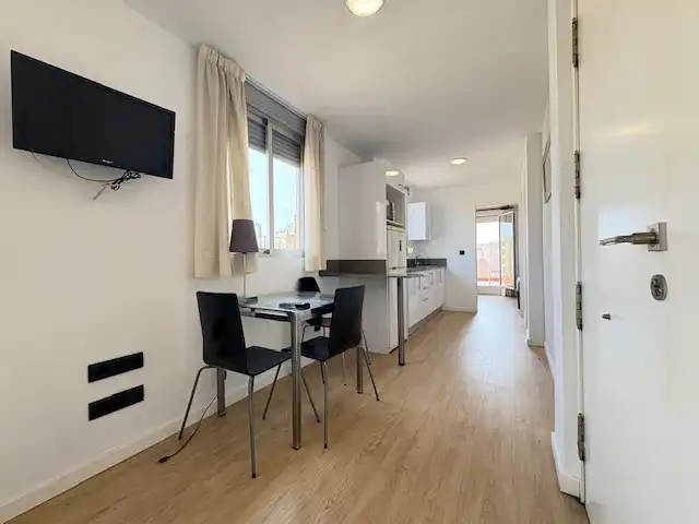 Exterior view of Attic for rent in Castellón de la Plana / Castelló de la Plana  with Parquet flooring, Terrace and Furnished
