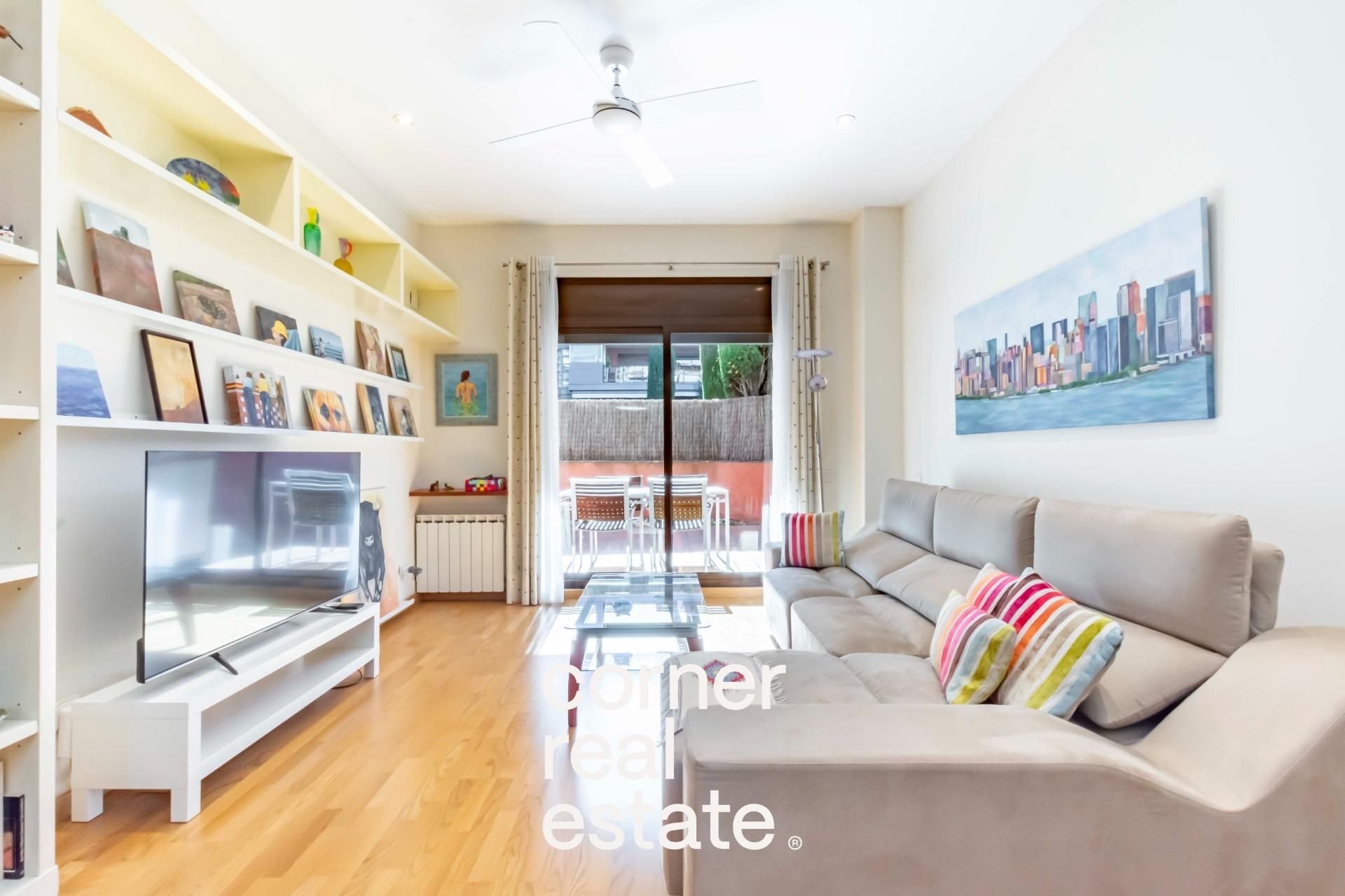 Exterior view of Planta baja for sale in Sant Cugat del Vallès  with Air Conditioner, Heating and Private garden