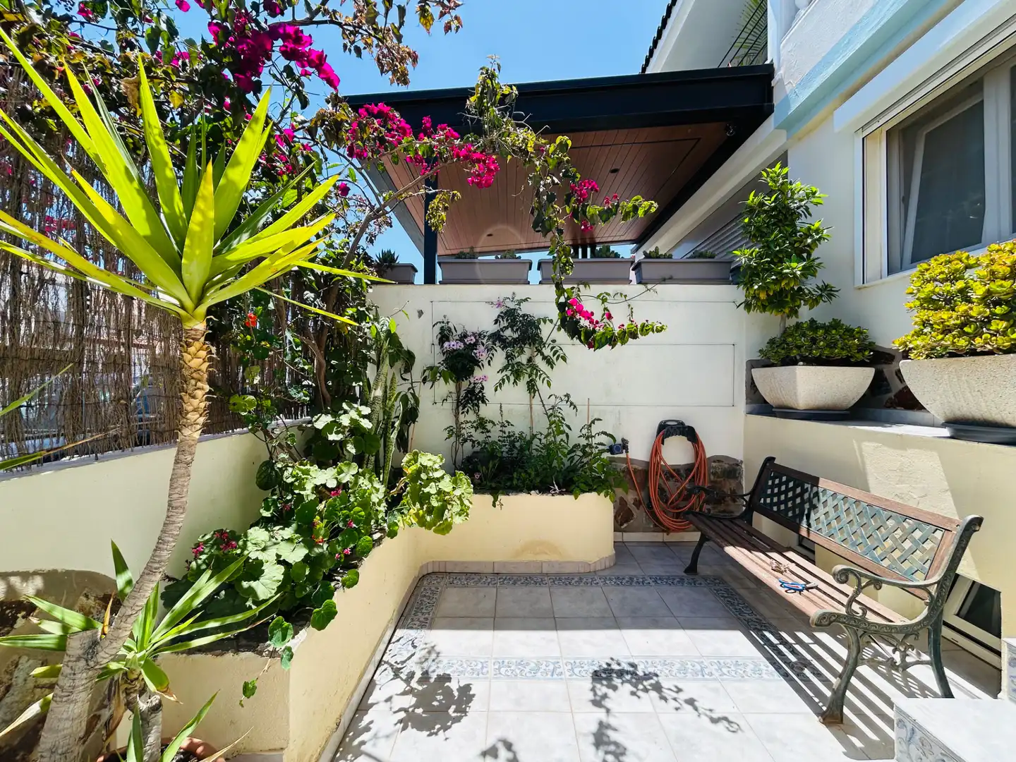 Terraza de Casa o chalet en venta en San Bartolomé de Tirajana con Aire acondicionado, Jardín privado y Terraza