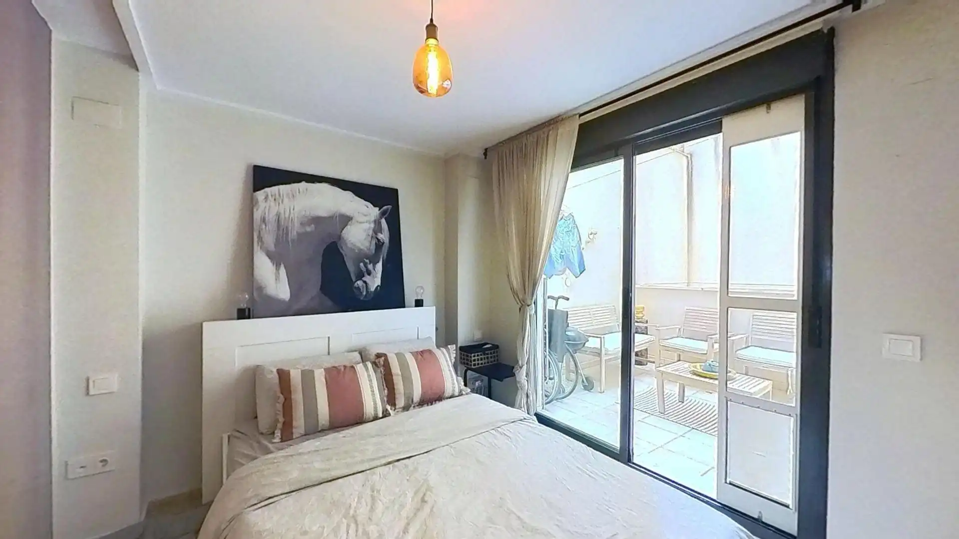 Bedroom of Flat for sale in Alicante / Alacant  with Air Conditioner