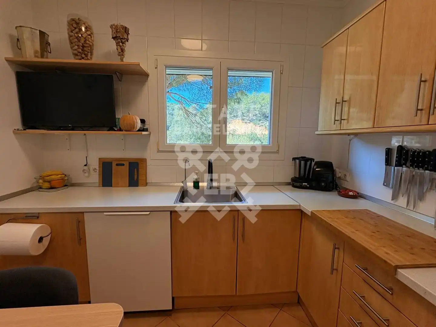 Cuina de Casa o xalet en venda en Lloret de Mar amb Aire condicionat, Calefacció i Jardí privat