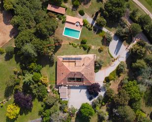 Vista exterior de Casa o xalet en venda en Les Franqueses del Vallès amb Calefacció, Jardí privat i Parquet